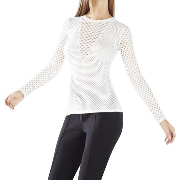 BCBG Off White Elain Top - Picture 4 of 4